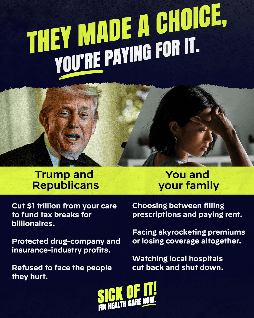 They made a choice, you're paying for it.